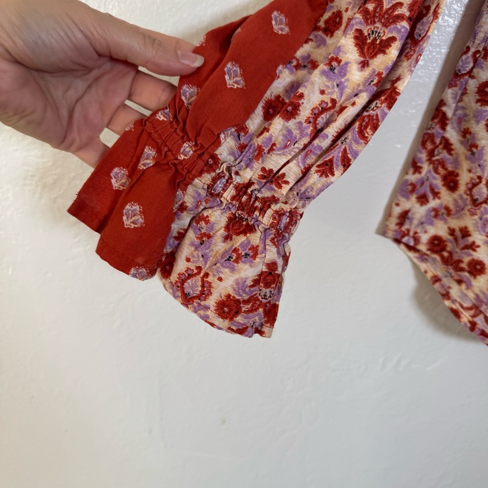 Sundance Explorer Patchwork Boho Popover Shirt - image 10